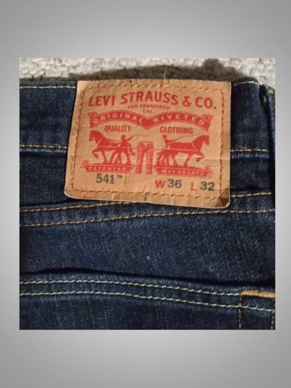 Levi's 541 Men's jeans 36 32 - Picture 6 of 8